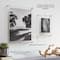 Wexel Art Double Panel Clear Acrylic Floating Wall Frame with Gold Hardware